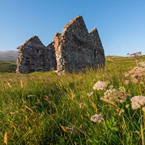 The ruins of Calda house in Scotland