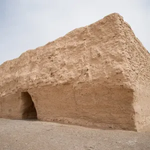 Ruins of the great wall, DunHuang, GanSu, China Ruins of the great wall, DunHuang, GanSu, China