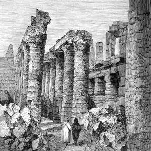 Ruins in Karnak, Egypt Ruins in Karnak, Egypt