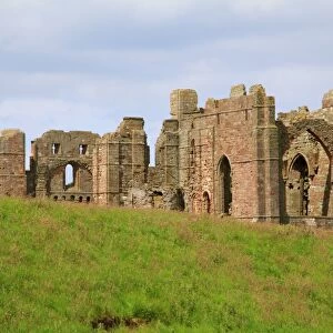 Ruins of Lindisfarne abbey and church, Holy Island
