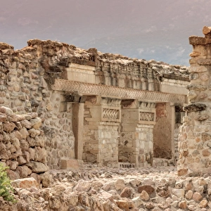 Ruins in Mitla, Oaxaca, Mexico