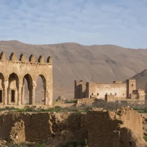 Ruins of the Taliouine kasbah and court building, Morocco