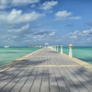 Rum Point Pier Print Rum Point Pier Print