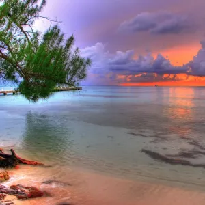 Rum Point Sunset Print, Grand Cayman Island Rum Point Sunset Print, Grand Cayman Island
