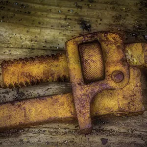 Rusty Pipe Wrench Rusty Pipe Wrench
