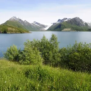 On the RV 17 coast road, Northern Norway, Norway, Scandinavia, Europe On the RV 17 coast road, Northern Norway, Norway, Scandinavia, Europe