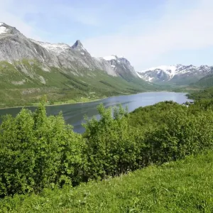 On the RV 17 coast road, Northern Norway, Norway, Scandinavia, Europe On the RV 17 coast road, Northern Norway, Norway, Scandinavia, Europe