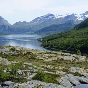 On the RV 17 coast road, Northern Norway, Norway, Scandinavia, Europe On the RV 17 coast road, Northern Norway, Norway, Scandinavia, Europe