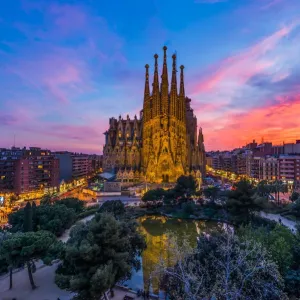 Sagrada Familia at Spain, Barcelona Sagrada Familia at Spain, Barcelona