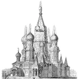 Saint Basils Cathedral, in Moscow, Russia