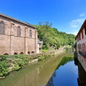 Saint Jean Pied-de-Port, River Reflection Saint Jean Pied-de-Port, River Reflection