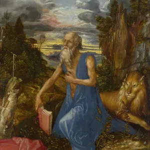 Saint Jerome, c. 1496. Artist: Dürer, Albrecht (1471-1528) Saint Jerome, c. 1496. Artist: Dürer, Albrecht (1471-1528)