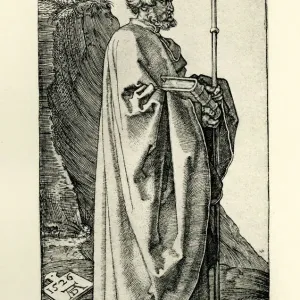 Saint Philip the Apostle Vintage Engraving Print