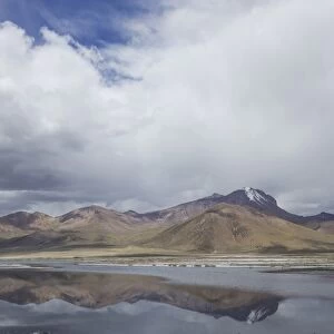 Salt lake Salar de Surire, Putre, Arica y Parinacota Region, Chile
