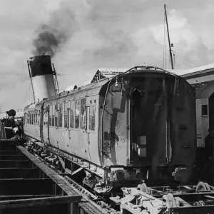 Salvaged Coaches Print, 1946