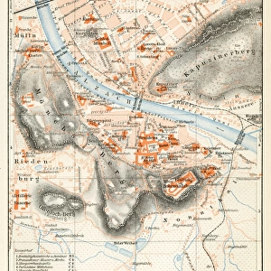 Salzburg Austria map 1896