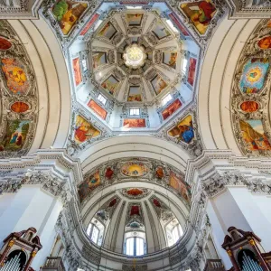 Salzburg Cathedral Print, a reproduction of the historic Austrian church Salzburg Cathedral Print, a reproduction of the historic Austrian church