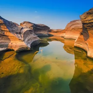 Sam Phan Bok Print, 3000 Holes Grand Canyon of Thailand Sam Phan Bok Print, 3000 Holes Grand Canyon of Thailand