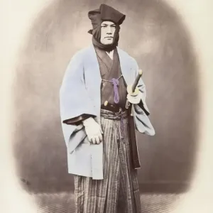 Samurai Warrior Print circa 1867 Samurai Warrior Print circa 1867