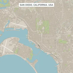 San DiegoCaliforniaUSCityStreetMap_60000 San DiegoCaliforniaUSCityStreetMap_60000