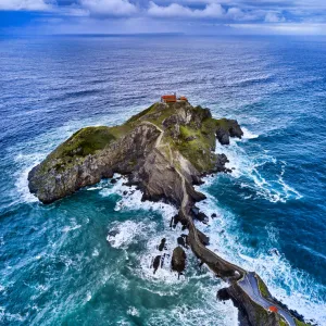 Game of Thrones Landscape Prints Framed Print Collection: Gaztelugatxe Island, Spain