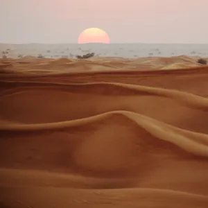 Sand dunes in Dubai