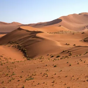 Sand dunes, Sossusvlei, Namib Desert, Namib Naukluft Park, Namibia