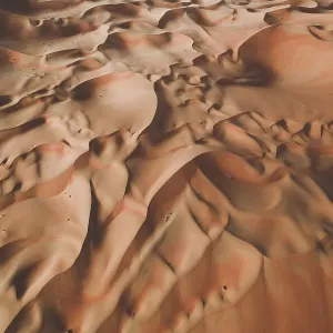 Sand dunes taken from a drone in the Arabian desert, United Arab Emirates Sand dunes taken from a drone in the Arabian desert, United Arab Emirates