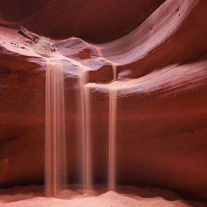 Sand Waterfall, Upper Antelope Canyon, Arizona