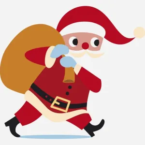 Santa Claus Hand Puppet Print Santa Claus Hand Puppet Print