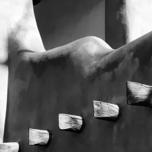 Santa Fe NM. Adobe structure