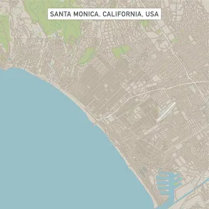 Santa Monica California US City Street Map Santa Monica California US City Street Map