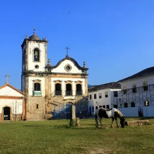 Santa Rita de Cássia Church Print, Paraty, Brazil