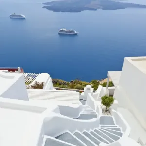 Santorini Island Greece Art Print Santorini Island Greece Art Print