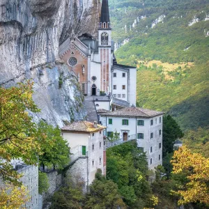 Santuario Madonna della Corona, Verona, Italy Santuario Madonna della Corona, Verona, Italy