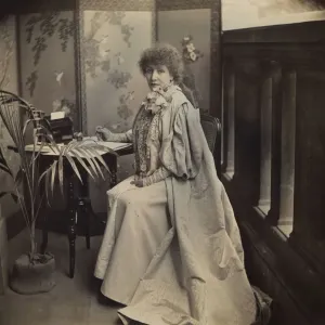 Sarah Bernhardt Print, circa 1875