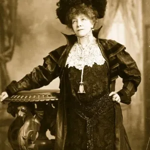Sarah Bernhardt Print, a photograph of the French actress