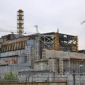 Chernobyl Nuclear Reactor Sarcophagus Print Chernobyl Nuclear Reactor Sarcophagus Print