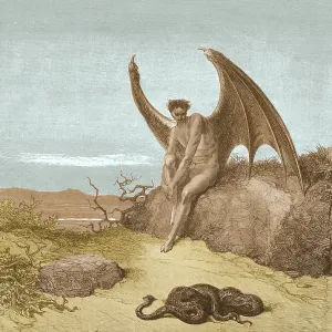 Satan Finding The Serpent