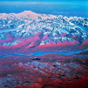 Satellite Image of Mt. McKinley Satellite Image of Mt. McKinley