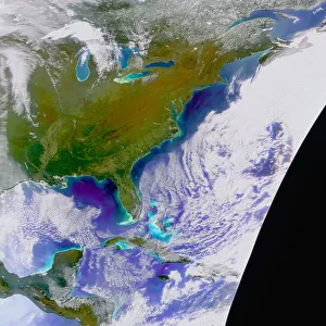Satellite View of Eastern North America