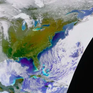 Satellite View of Eastern North America Satellite View of Eastern North America