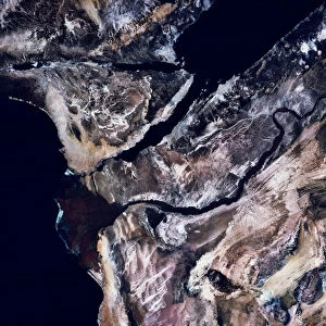 Satellite View of Egypt, Nile, & Red Sea