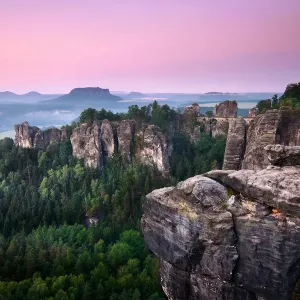 Saxony Twilight - Bastei Saxony Twilight - Bastei