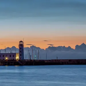Scarborough, Yorkshire Before Sunrise