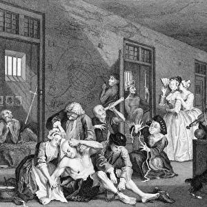 Scene in a Madhouse, by William Hogarth