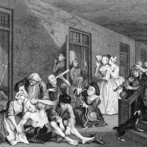 Scene in a Madhouse Print Scene in a Madhouse Print