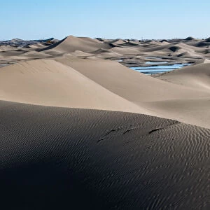 The scenery of the desert