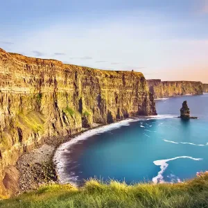 Scenic View Of Cliffs Of Moher, Liscannor, Ireland Scenic View Of Cliffs Of Moher, Liscannor, Ireland