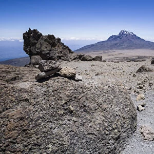 Scenic view of Mawenzi Peak from Rongai Route, Mount Kilimanjaro, Kilimanjaro Region, Tanzania